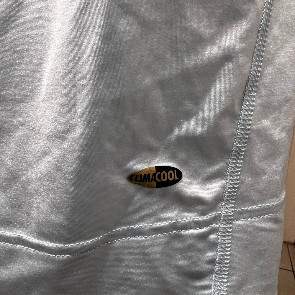 adidas Pale Blue Short Sleeve Performance Tee - Picture 5 of 6